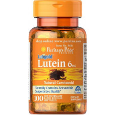 Препарат для поддержки органов зрения Puritan's Pride Lutein 6000 мг with Zeaxanthin 6000 мг 100 капсул
