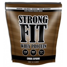Протеин Strong Fit Whey Protein 909 грамм Брауни