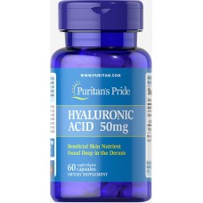 Препарат для восстановления суставов и связок Puritan's Pride Hyaluronic Acid 50 мг 60 капсул
