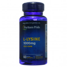 Аминокислоты Puritan's Pride L-Lysine 1000 мг 60 таблеток