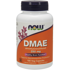 Витамины NOW DMAE 250 мг 100 капсул