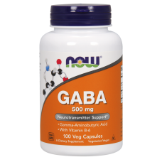 Витамины NOW GABA 500 мг 100 капсул