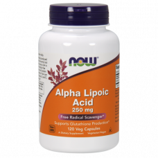 Витамины NOW Alpha Lipoic Acid 250 мг 120 капсул