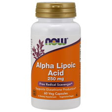 Витамины NOW Alpha Lipoic Acid 250 мг 60 капсул