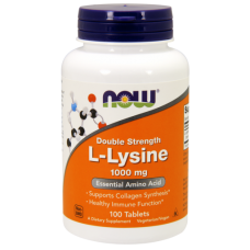 Аминокислота NOW Foods L-Lysine 1000 мг 100 таблеток