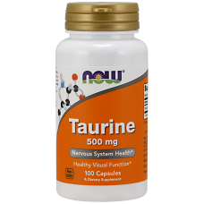 Аминокислота NOW Foods Taurine 500 мг 100 капсул