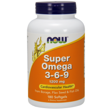 Комплекс незаменимых жирных кислот Now Super Omega 3-6-9 1200 мг 180 капсул