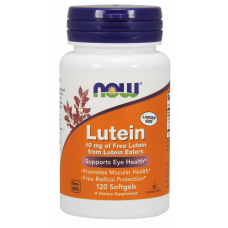 Препарат для улучшает работы глаз NOW Lutein 120 капсул