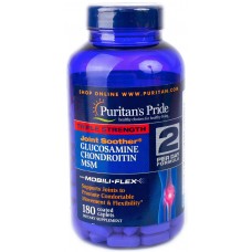 Препарат для восстановления суставов и связок Puritan's Pride Glucosamine chondroitin MSM 180 таблеток
