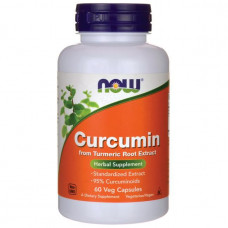 Антиоксидант NOW Foods Curcumin 60 капсул