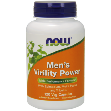 Бустер тестостерона NOW Men's Virility Power 120 капсул