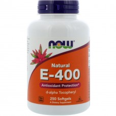 Витамины NOW Foods E-400 250 капсул