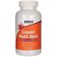 Витаминно-минеральный комплекс NOW Foods Liquid Multi Gels 180 капсул (10436111)