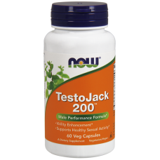 Препарат для повышения мужского гормона NOW Foods TestoJack 200 120 капсул