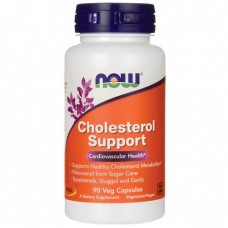 Препарат для поддержания сердечнососудистой системы NOW Foods Cholesterol Support 90 капсул (104594)
