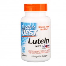 Препарат для улучшает работы глаз Doctor's Best Lutein with Lutemax 20 мг 180 капсул