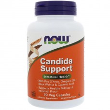 Энергетические и специальные препараты NOW Foods Candida Support 90 капсул