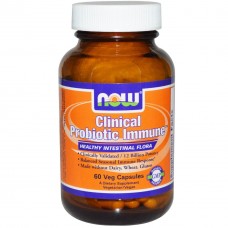 Энергетические и специальные препараты NOW Foods Clinical Probiotic Immune 60 капсул