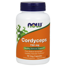 Антиоксидант NOW Foods Cordyceps 750 мг 90 капсул
