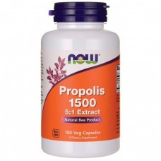 Энергетические и специальные препараты NOW Foods Propolis 1500 100 капсул 