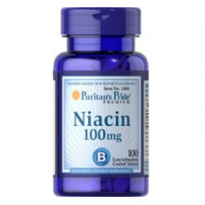 Витаминно-минеральный комплекс Puritan's Pride Niacin 100 мг 100 таблеток