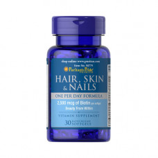 Витамины для кожи, ногтей и волос Puritan's Pride Hair, Skin Nails Formula 30 таблеток (333736)