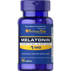 Для профилактики сна Puritan's Pride Melatonin 1 мг 90 капсул