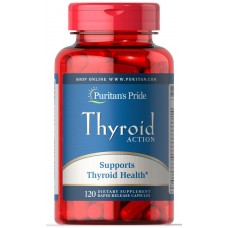 Витамины Puritan's Pride Thyroid Action 120 капсул