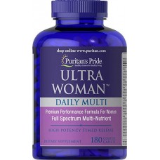 Витамины для женщин Puritan's Pride Ultra Woman Daily Multi Timed Release 180 капсул