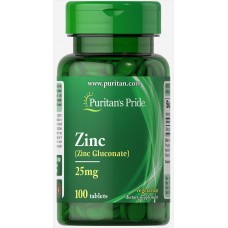 Минеральный комплекс Puritan's Pride Zinc 25 мг 100 таблеток