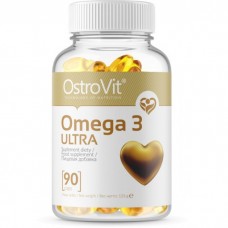 Комплекс незаменимых жирных кислот OstroVit Omega 3 Ultra 90 капсул