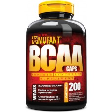 BCAA аминокислоты PVL Mutant BCAA 200 капсул
