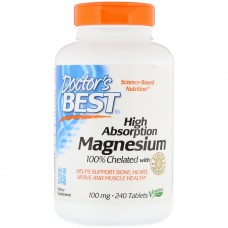 Минеральный комплекс Doctor's BEST Magnesium High Absorption 100 mg 240 таблеток