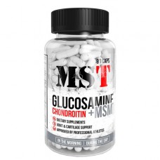 Препарат для восстановления суставов и связок MST Glucosamine Chondroitin + MSM 90 капсул