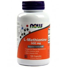 Аминокислота NOW L-Methionine 500 mg 100 капсул