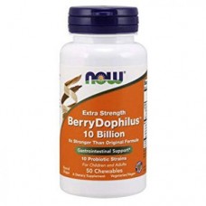 Пробиотик NOW BerryDophilus 10 Billion 50 капсул