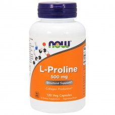Препарат для восстановления суставов и связок NOW L-Proline 500 mg 120 капсул