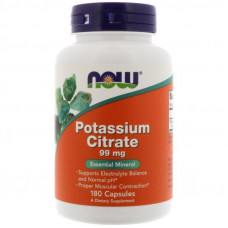Витамины NOW Potassium Citrate 99 mg 180 капсул