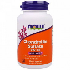 Препарат для восстановления суставов и связок NOW Chondroitin Sulfate 600 mg 120 капсул