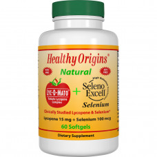 Минеральный комплекс Healthy Origins Lyc O Mato + seleno excell 60 капсул (333256)