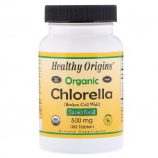 Органическая Хлорелла Healthy Origins Organic Chlorella 500 мг 180 таблеток