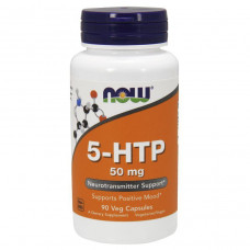 Антидепрессант Now Foods 5-HTP 50 мг 90 капсул