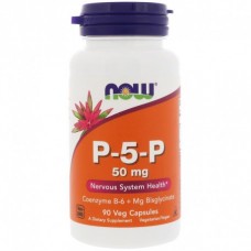 Витамины В6 Now Foods P-5-P 50 мг 90 капсул