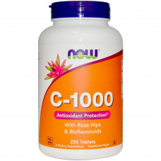 Витамин С Now Foods Vitamin С 1000 250 таблеток (333491)
