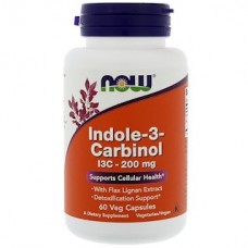 Индол 3 Карбинол Now Foods Indole-3-Carbinol I3C 200 мг 200 мг 60 капсул