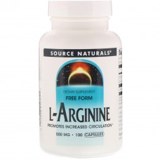 Аминокислота Source Naturals L-Arginine 500 мг 100 капсул