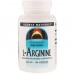 Аминокислота Source Naturals L-Arginine 500 мг 100 капсул