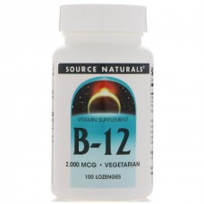 Витамины Source Naturals Vitamin В 12 2000 мкг 100 таблеток