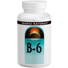 Витамины Source Naturals Vitamin В 6 500 мг 100 таблеток