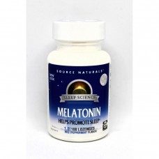 Для профилактики сна Source Naturals Sleep Science Melatonin 1 мг 100 таблеток